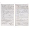 Image 1 : 1862 Virginia City Mining Deeds for the Birdsall Claim [164469]