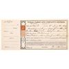 Image 1 : Wells Fargo & Co. Bullion Receipt for the Gould & Curry Mine [164339]