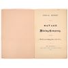 Image 1 : Savage Mining Company Annual Report, Virginia City, Nevada [164343]
