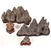 Image 1 : "Mountain Range" Viewing Stone Bookends & Mini Gobi's [150843]