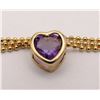 Image 2 : 14K YELLOW GOLD NECKLACE WITH HEART
