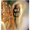 Image 4 : 3-14K GEMSTONE BALLS PENDANTS