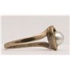 Image 3 : 10K YELLOW GOLD HEART RING WITH PEARL ACCENT