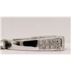 Image 4 : NEW! 14K DIAMOND RING WITH LARGE BLACK CENTER