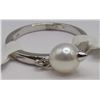 Image 2 : NEW! 14K RING WITH PEARL DANGLY CHARM
