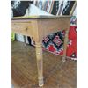Image 3 : Antique Library Table With 2 Drawers- Decent Condition- Top Comes Off-30.5"H X 56"W X 30"D