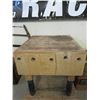 Image 1 : Antique Butcher Block- 30"H X 31"