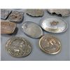 Image 2 : Box Of Belt Buckles- Silver Plate- 3 Comic Books