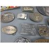 Image 3 : Box Of Belt Buckles- Silver Plate- 3 Comic Books