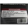 Image 2 : Brand New Chicago Electric 10 AMP Variable Speed Band Saw Kit