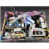 Image 1 : Box Of Filters- Hinges- Hardware- Screws- Electric Stapler- Misc.