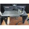 Image 2 : Craftsman Router/Sabre Saw Table And Cabinet- Lots Of Accessories In Cabinet- Works