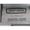 Image 3 : Craftsman 12" Table Saw- Cast Iron- Works