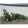 Image 1 : John Deere Model 1025 R 4WD Diesel Tractor- Hydrostatic- John Deere H120 Loader- 24 HP- 83 Hours- Hi