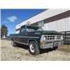 Image 1 : 1971 Ford F250 Sport Custom Pickup- 21,583 Actual Miles- 2 Owners- Runs And Drives Fine- Bad Paint- 