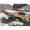 Image 8 : Trail-EZ Triple Axle Flatbed Trailer- 25' X 8'- Ramps- Beaver Tail- Decent Rubber- Spare