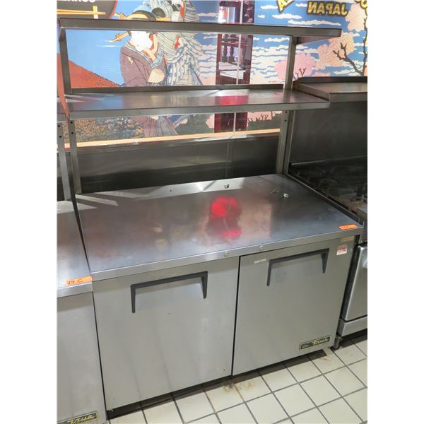 True TUC-48-HC Two-Section Reach-In Undercounter Refrigerator w/ Top Shelves