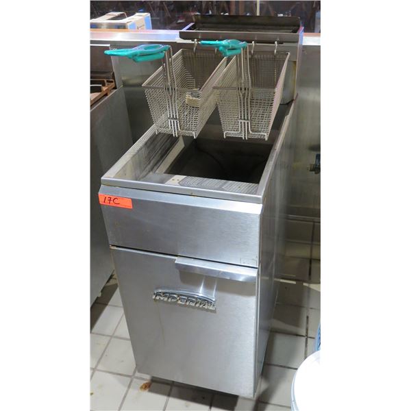 Imperial Commercial 2-Basket Deep Fryer