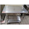 Image 1 : Rolling Metal Work Table w/ Undershelf 23"x36"x36"H