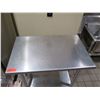 Image 2 : Rolling Metal Work Table w/ Undershelf 23"x36"x36"H