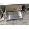 Image 3 : Rolling Metal Work Table w/ Undershelf 23"x36"x36"H