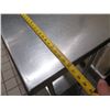 Image 8 : Rolling Metal Work Table w/ Undershelf 23"x36"x36"H