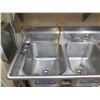 Image 2 : Advance Tabco Stainless Steel 3-Basin Sink 60"x25"x37"