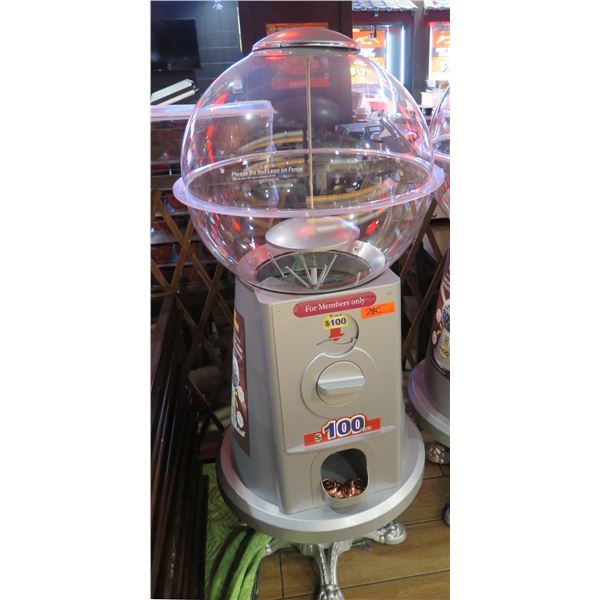 Gacha Capsule Vending Machine - Takes $100 Tokens to Operate (Some Tokens Included - No Keys)