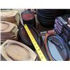 Image 9 : Multiple Serving Dishes: Black Plates, Sprout Iron-Casting Steak Plates, Wooden Trays, etc