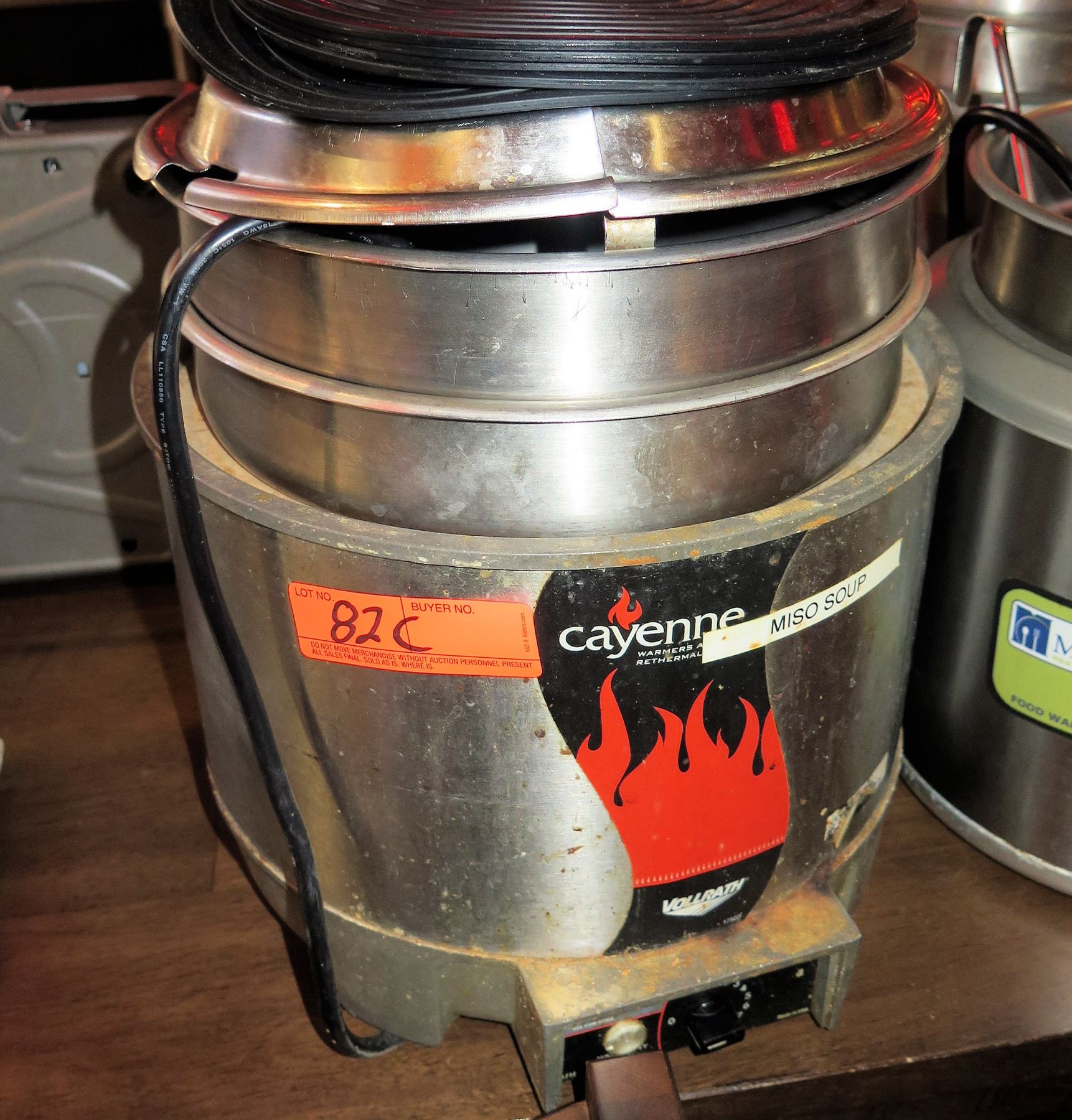 Vollrath Cayenne Warmer Rethermalizer w/ Soup Tureen