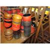 Image 2 : Multiple Red & Black Bowls w/ Some Storage Bins
