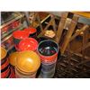 Image 3 : Multiple Red & Black Bowls w/ Some Storage Bins