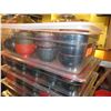 Image 4 : Multiple Red & Black Bowls w/ Some Storage Bins