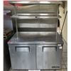 Image 1 : True TUC-48-HC Two-Section Reach-In Undercounter Refrigerator w/ Shelving Unit