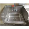 Image 1 : Advance Tabco Single Wall-Mount Sink w/ Splash Guards 13"x17"