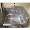Image 1 : Advance Tabco Single Wall-Mount Sink w/ Splash Guards 13"x17"