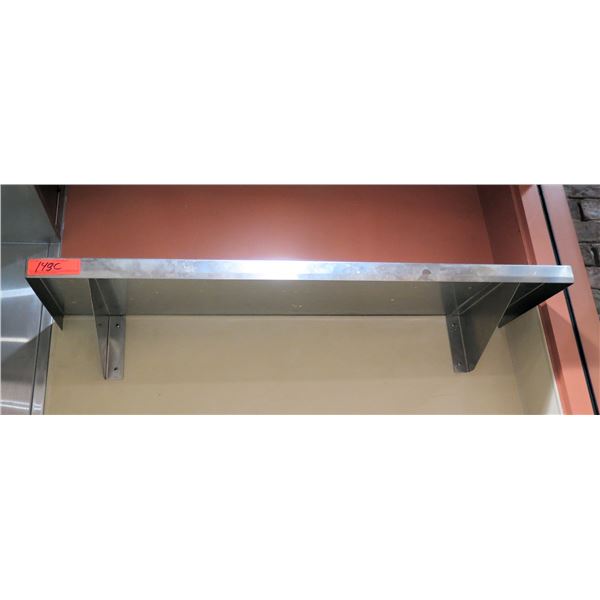 Metal Wall-Mount Shelf 42"x12"W