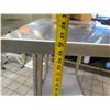 Image 8 : Rolling Metal Work Table w/ Undershelf 23"x36"x36"H