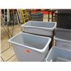 Image 2 : Qty 9 Rectangle Waste Receptacles - Misc Sizes & Colors