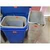 Image 3 : Qty 11 Rectangle Waste Receptacles - Misc Sizes & Colors