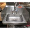 Image 1 : Advance Tabco Single Basin Wall-Mount Sink w/ Splash Guards 13"x17"
