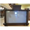 Image 1 : Black Framed Illuminated Display Sign Hanger 30"x24"