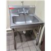 Image 1 : Advance Tabco Single Basin Sink 25"x22"x35"H