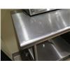 Image 2 : Rolling Metal Work Table w/ Undershelf 23"x36"x36"H (Wheels need replacing)