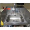 Image 1 : Advance Tabco Single Basin Wall-Mount Sink w/ Splash Guards 13"x17"