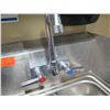 Image 2 : Advance Tabco Single Basin Wall-Mount Sink w/ Splash Guards 13"x17"