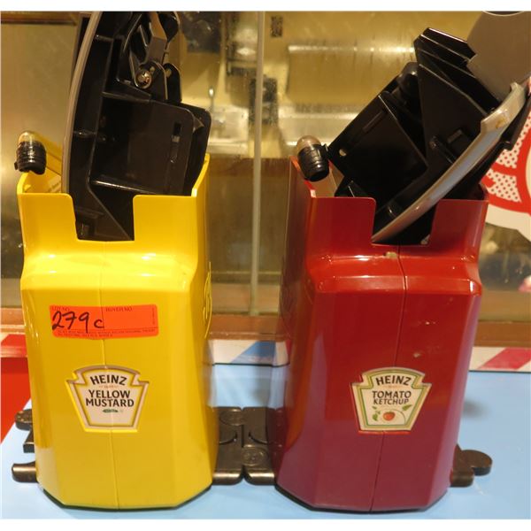 Heinz Tomato Ketchup & Yellow Mustard Dispensers
