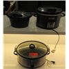 Image 1 : Qty 2 Crock Pot Slow Cookers and 1 Pot Insert