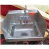 Image 1 : Advance Tabco Single Basin Wall-Mount Sink w/ Splash Guards 13"x17"