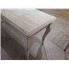 Image 3 : Wooden Table w/ Cabriole Legs & Drawer 48"x18"x18"H